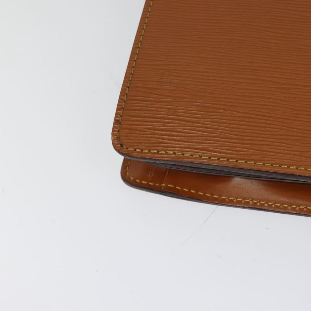 LOUIS VUITTON Epi Serviette Fermoir Business Bag Zipangu Gold M54358 Auth 116738 - Picture 16 of 16
